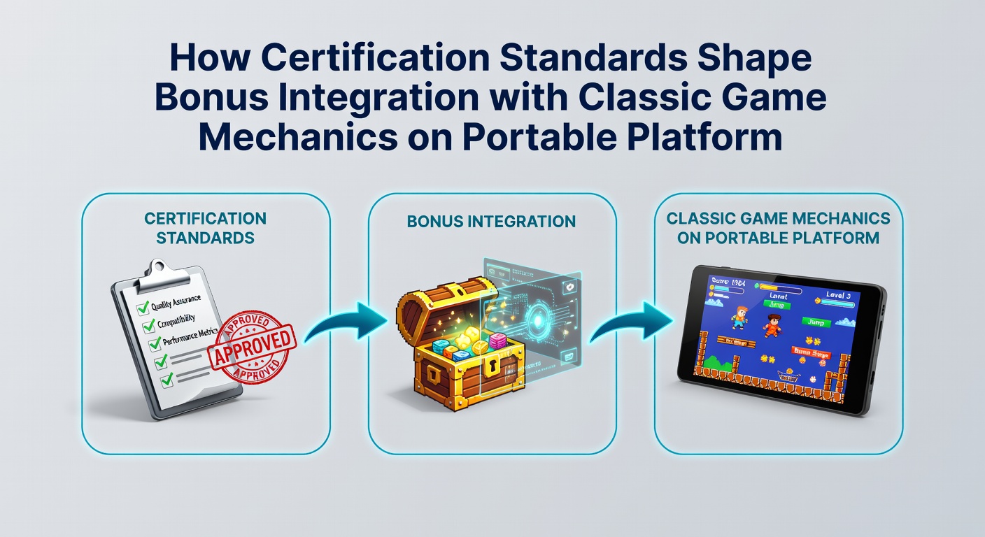 Diagram van hoe certificering bonusintegratie beïnvloedt in mobiele klassieke spellen