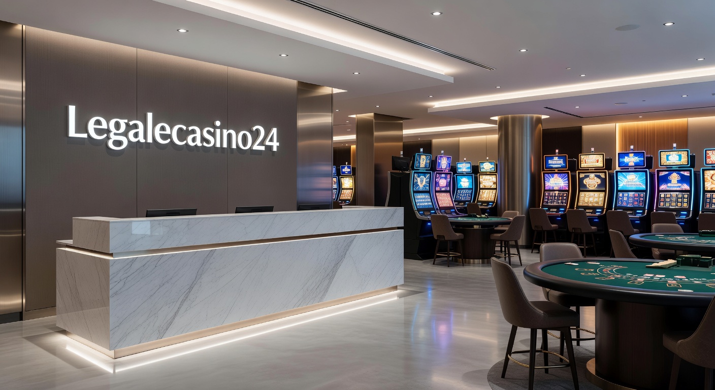 Overzicht van het Legalecasino24-team aan het werk in een moderne kantooromgeving, met schermen vol casino-reviews en data-analyses