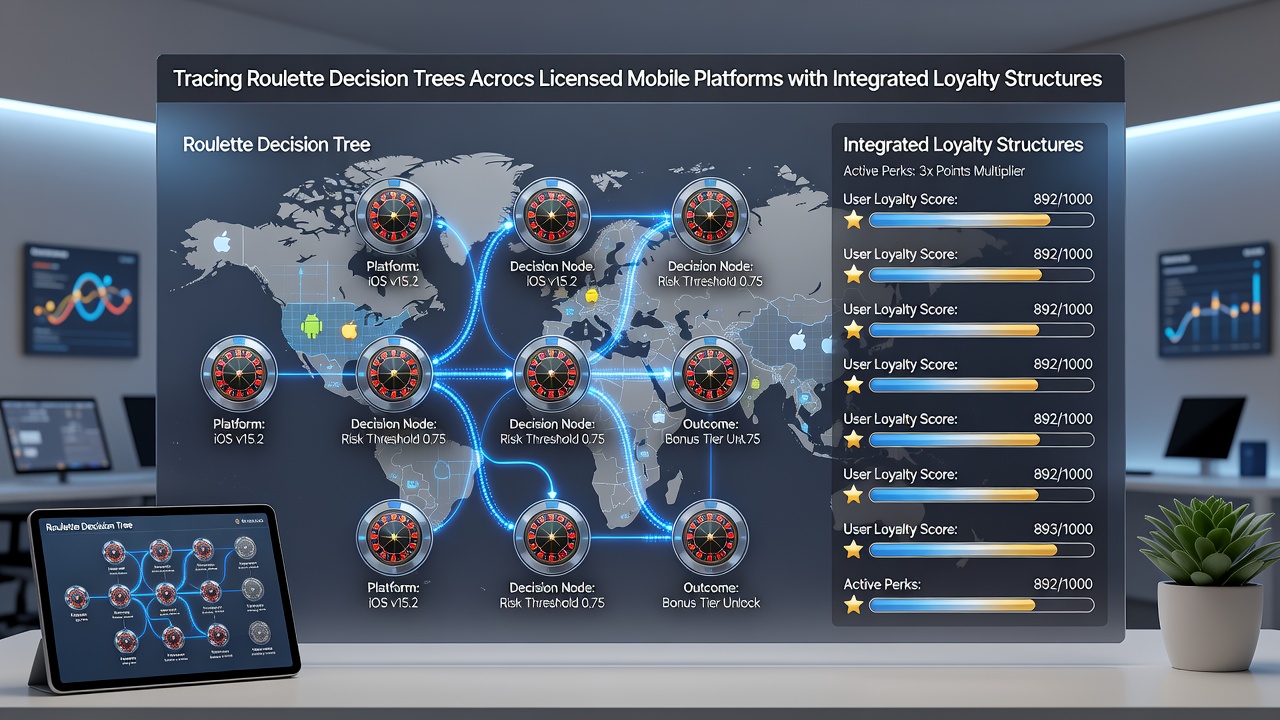 Traceerbare roulette-beslissingsbomen met loyaliteitsbeloningen op gelicentieerde apps