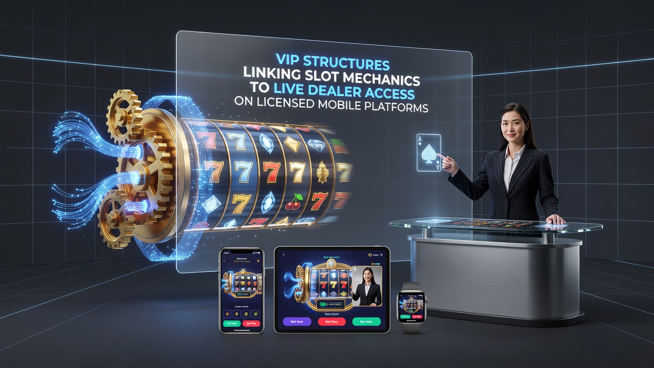 Mobiele VIP-interface met slotpunten en live dealer toegang bij Nederlandse licentiehouders